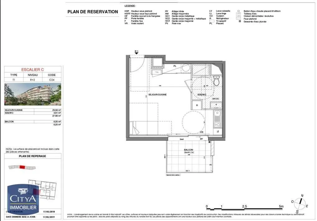 Photo 9 Appartement 1 pièce 27.99m²