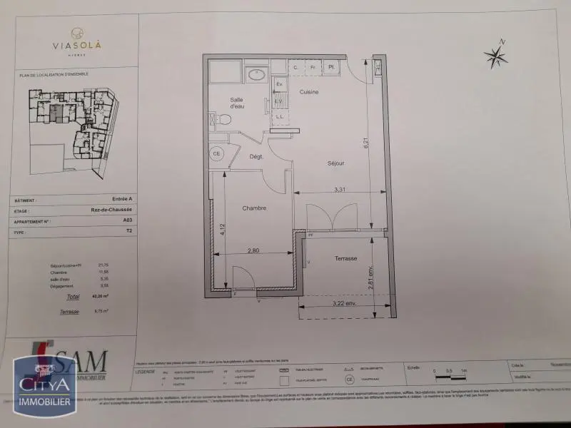 Photo 5 Appartement 2 pièces 42.2m²
