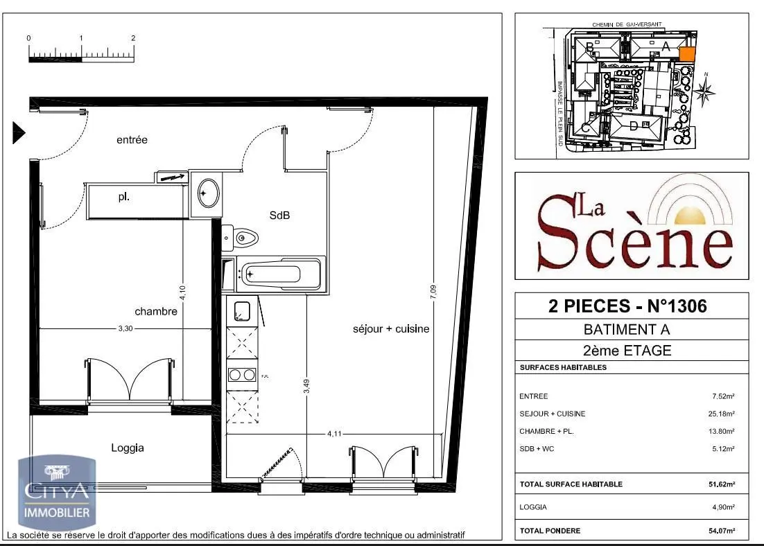 Photo 6 Appartement 2 pièces 51.62m²