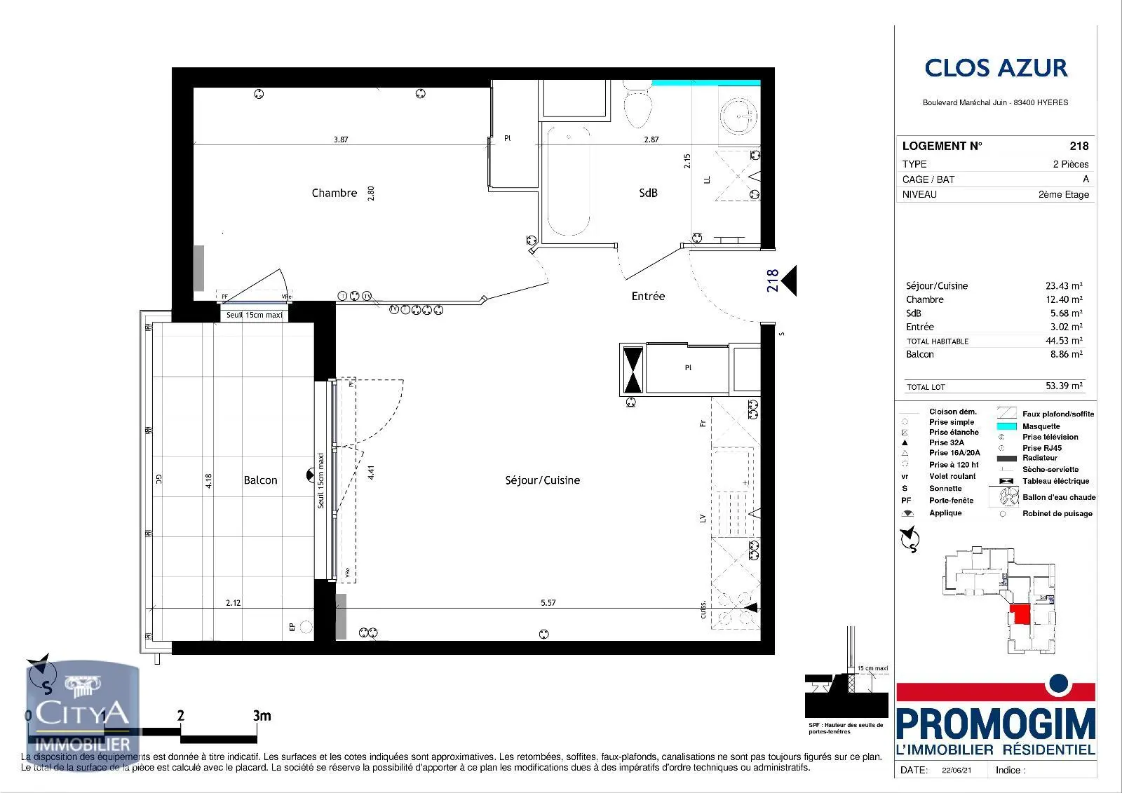 Photo 9 Appartement 2 pièces 44.53m²