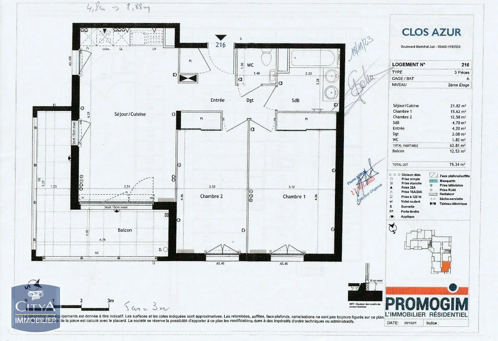 Photo 12 Appartement 3 pièces 62.81m²