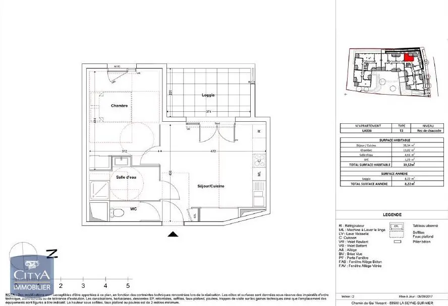Photo 8 Appartement 2 pièces 39.52m²
