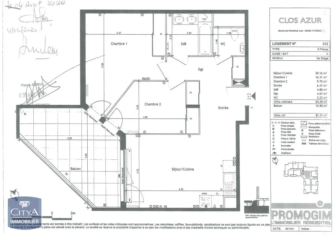 Photo 8 Appartement 3 pièces 64.45m²