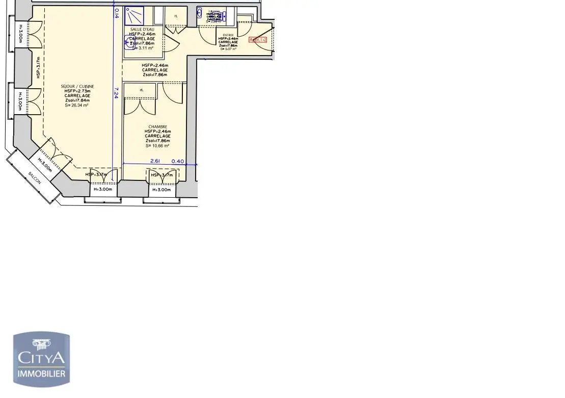 Photo 7 Appartement 2 pièces 50.16m²