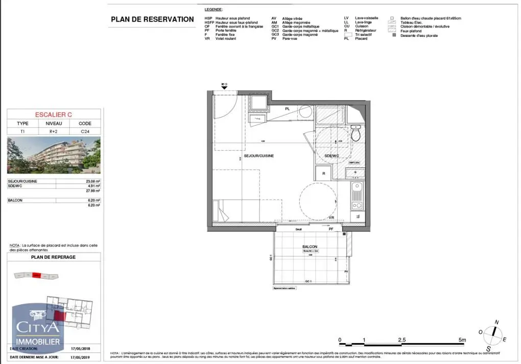 Photo 9 Appartement 1 pièce 27.99m²