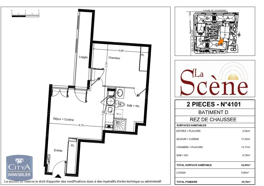 Photo 4 Appartement 2 pièces 42.85m²