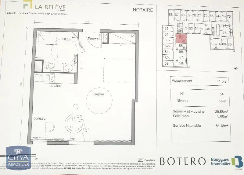 Photo 5 Appartement 1 pièce 35.18m²