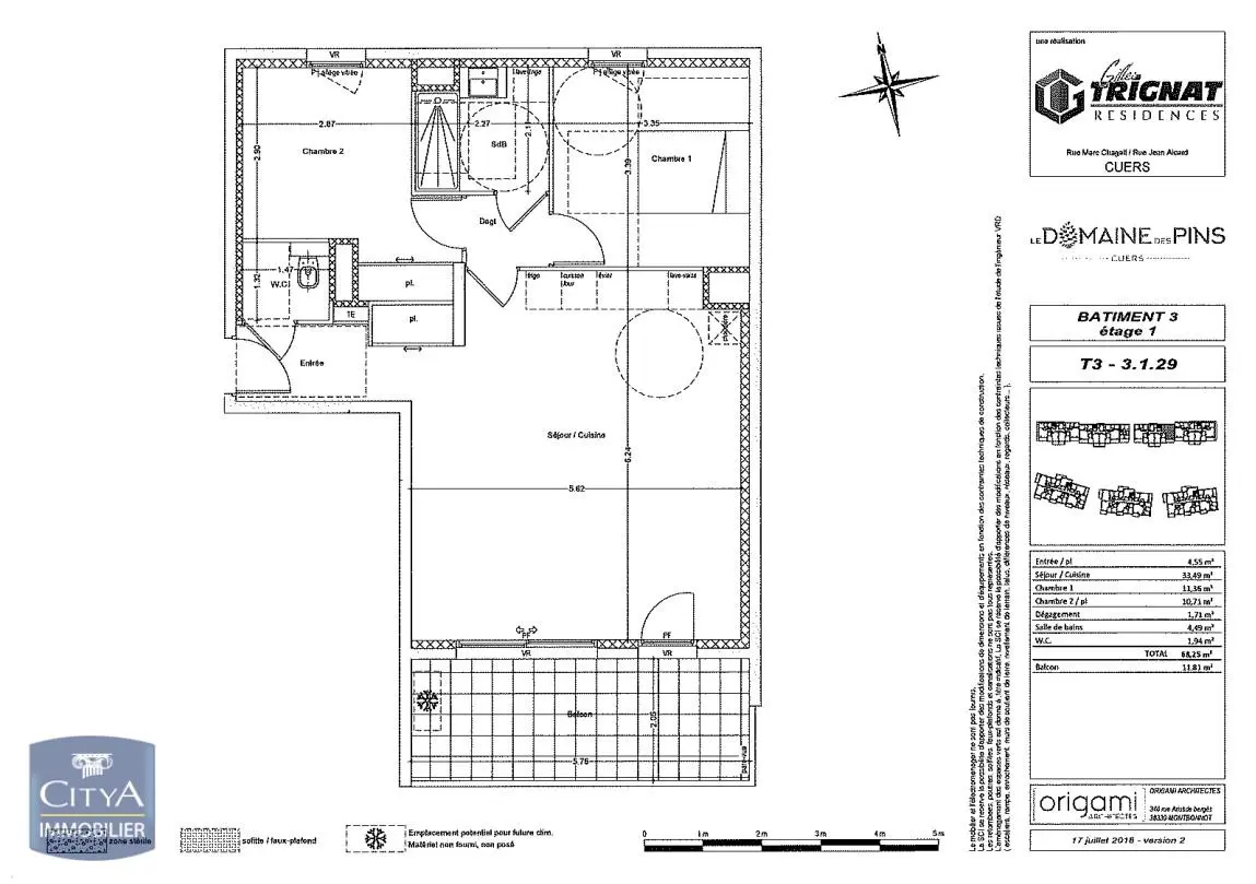 Photo 15 Appartement 3 pièces 68.75m²