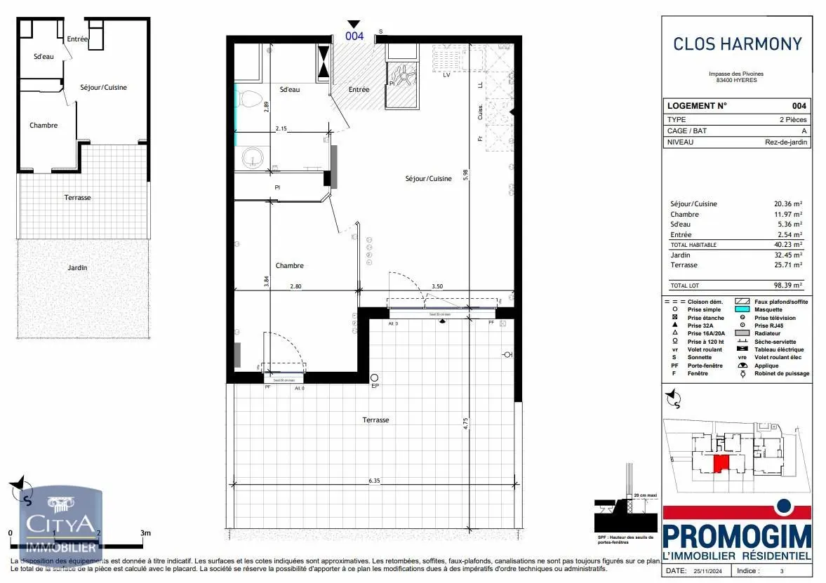 Photo 1 Appartement 2 pièces 40.23m²