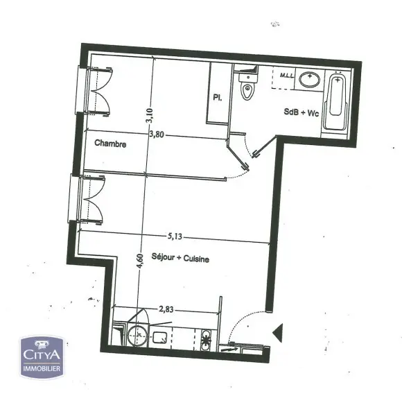 Photo 11 Appartement 2 pièces 41.33m²