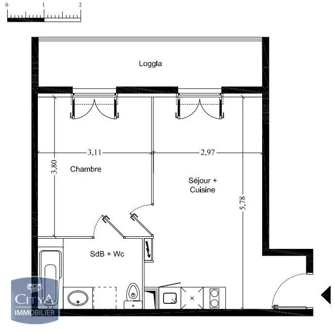 Photo 7 Appartement 2 pièces 37m²