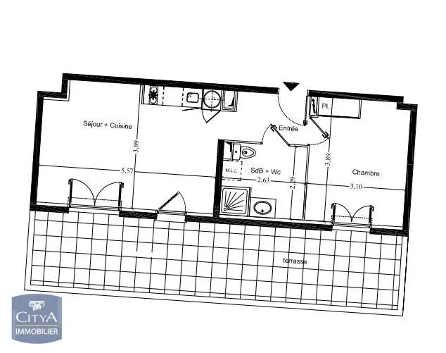 Photo 7 Appartement 2 pièces 42m²