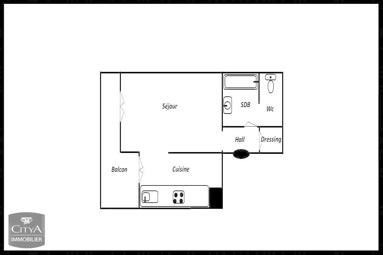 Photo 8 Appartement 1 pièce 31.89m²