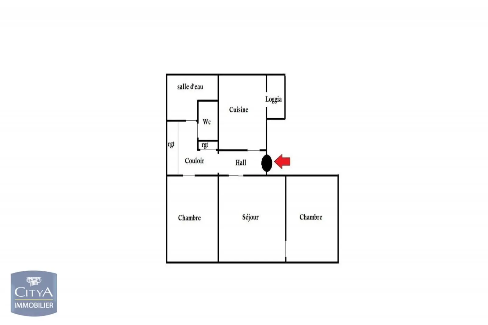 Photo 6 Appartement 3 pièces 55.46m²