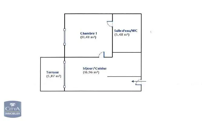 Photo 8 Appartement 2 pièces 35.05m²