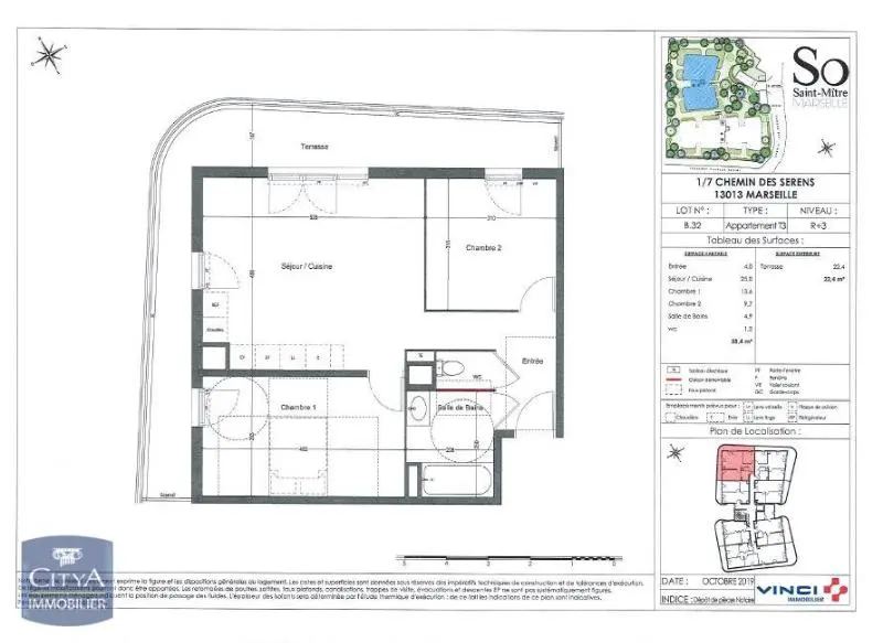 Photo 4 Appartement 3 pièces 58.4m²