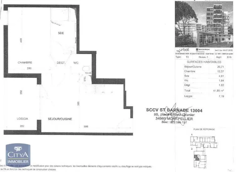 Photo 2 Appartement 2 pièces 41.85m²