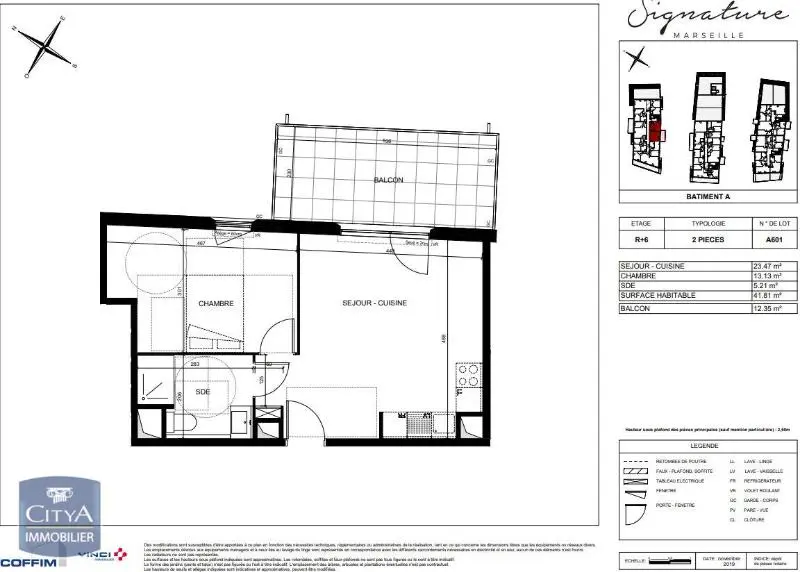 Photo 1 Appartement 2 pièces 41.81m²
