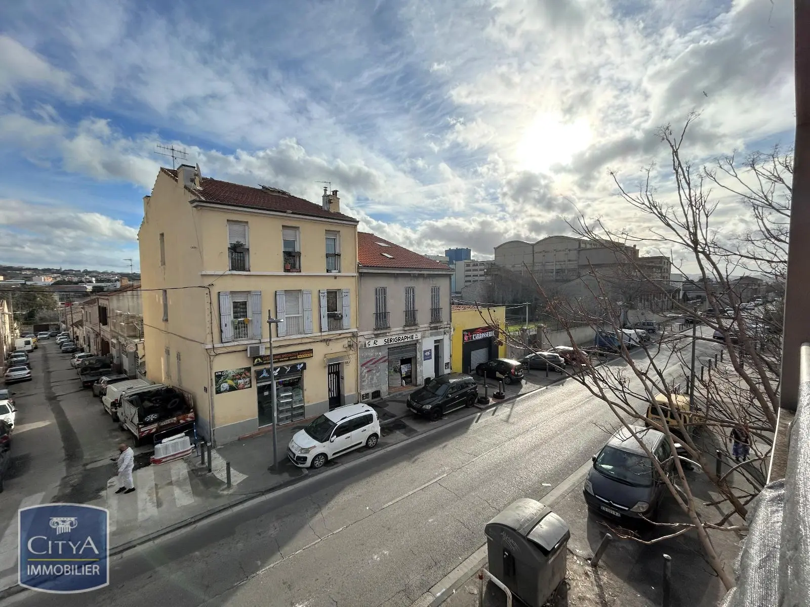 La vue depuis le balcon
