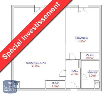 Photo 5 Appartement 2 pièces 47.5m²