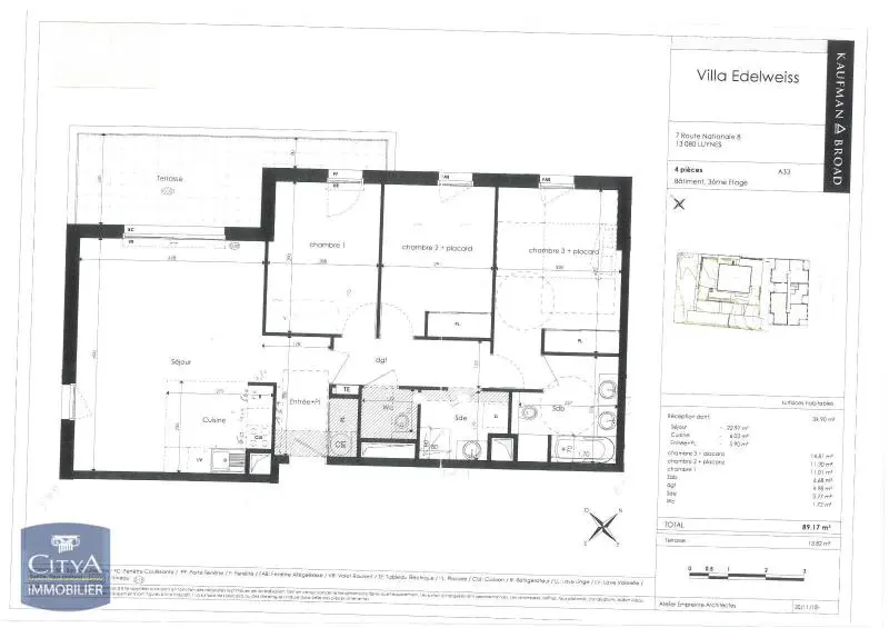 Photo 10 Appartement 4 pièces 89.17m²