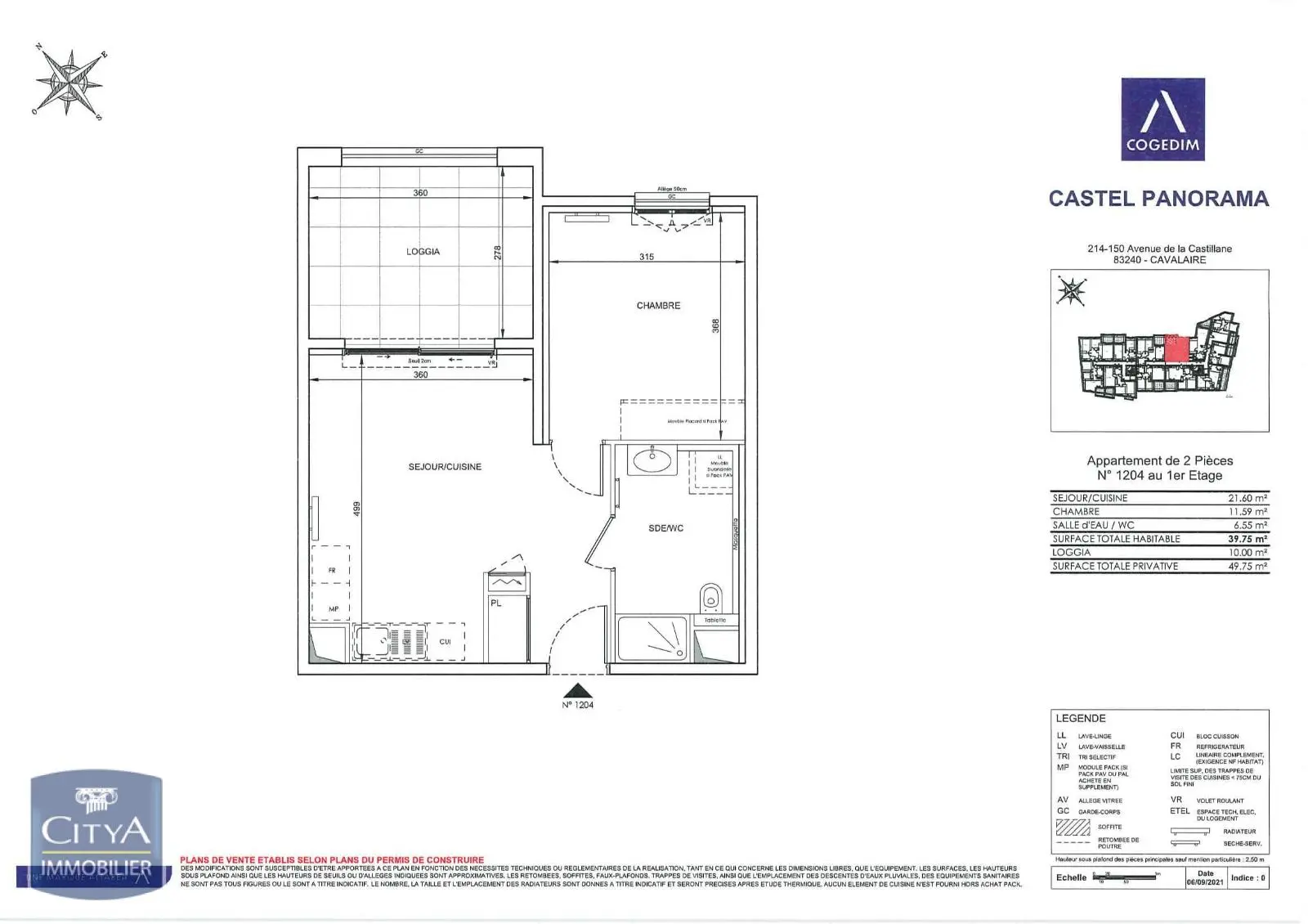 Photo 2 Appartement 2 pièces 39.75m²
