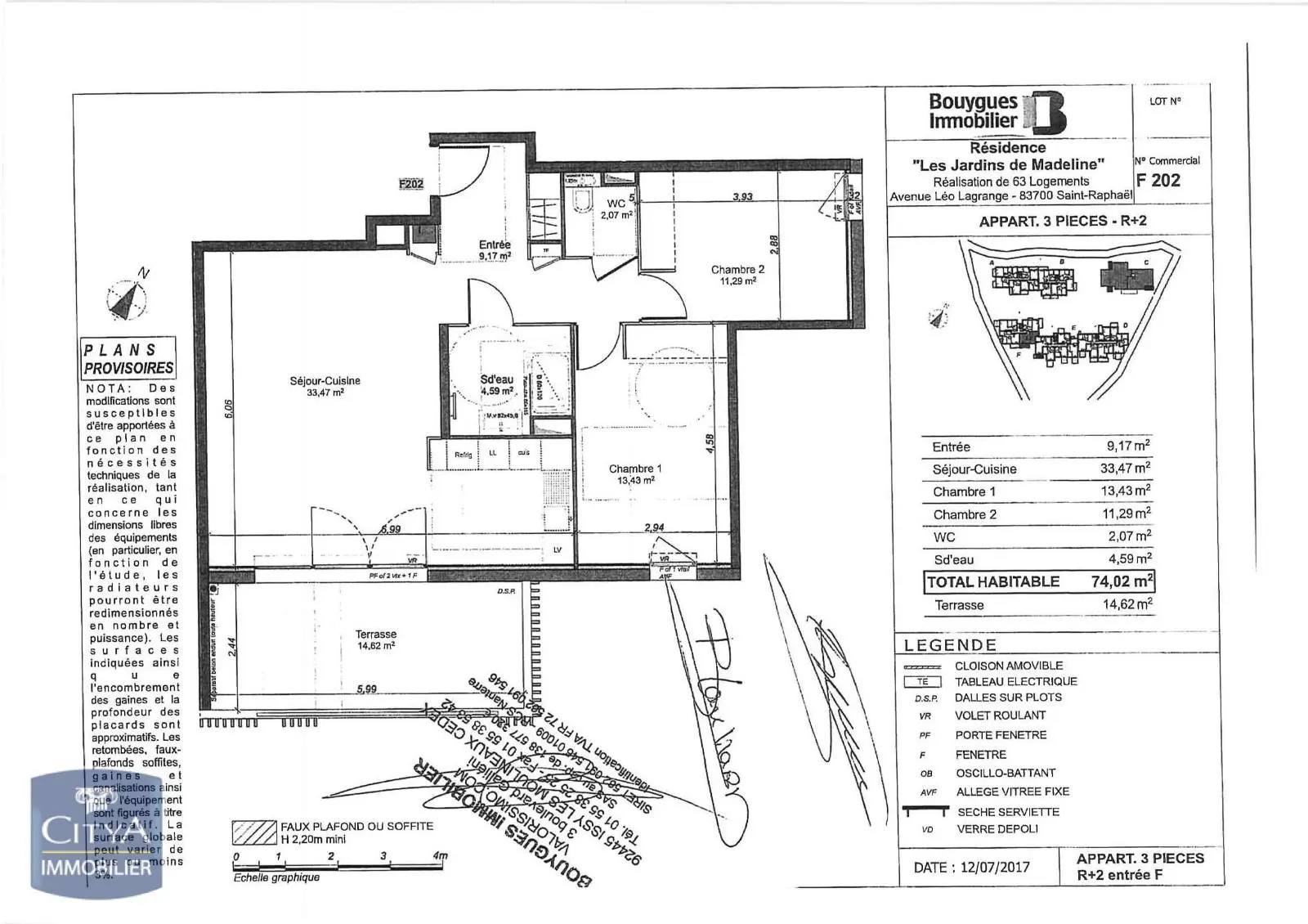 Photo 3 Appartement 3 pièces 74.02m²