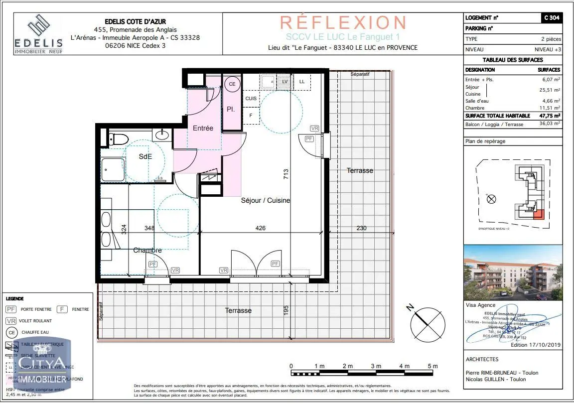 Photo 2 Appartement 2 pièces 47.75m²