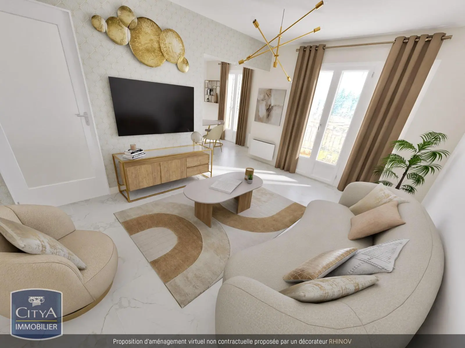 Photo 2 Appartement 3 pièces 54.63m²