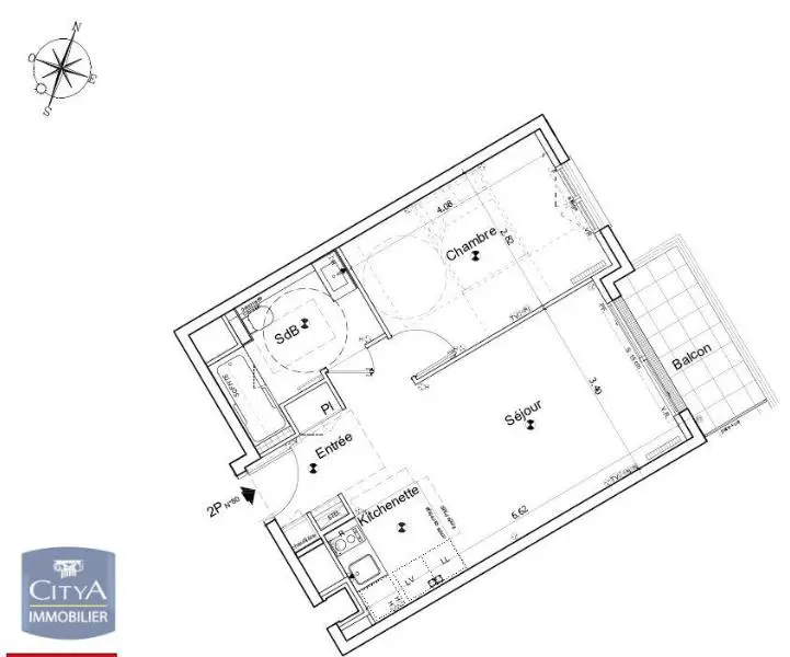 Photo 4 Appartement 2 pièces 43.1m²