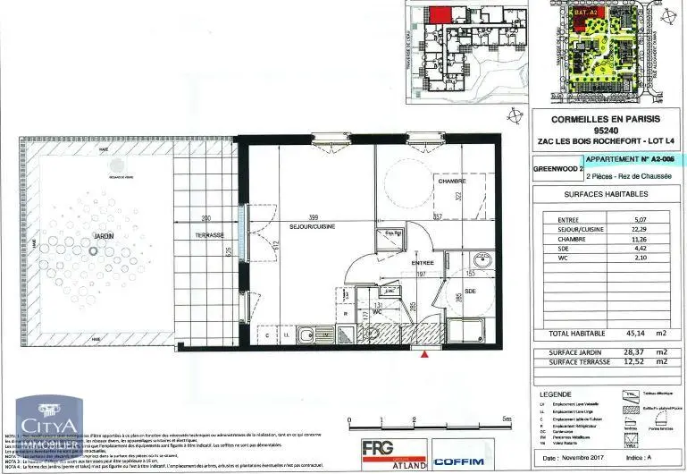 Photo 6 Appartement 2 pièces 45.14m²