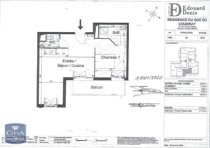 Photo 6 Appartement 2 pièces 44.83m²