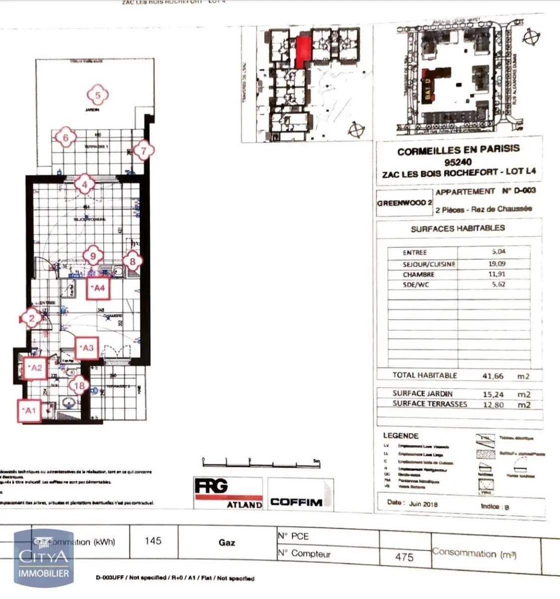 Photo 1 Appartement 2 pièces 41.66m²