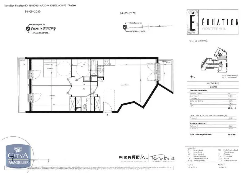 Photo 7 Appartement 3 pièces 65.98m²