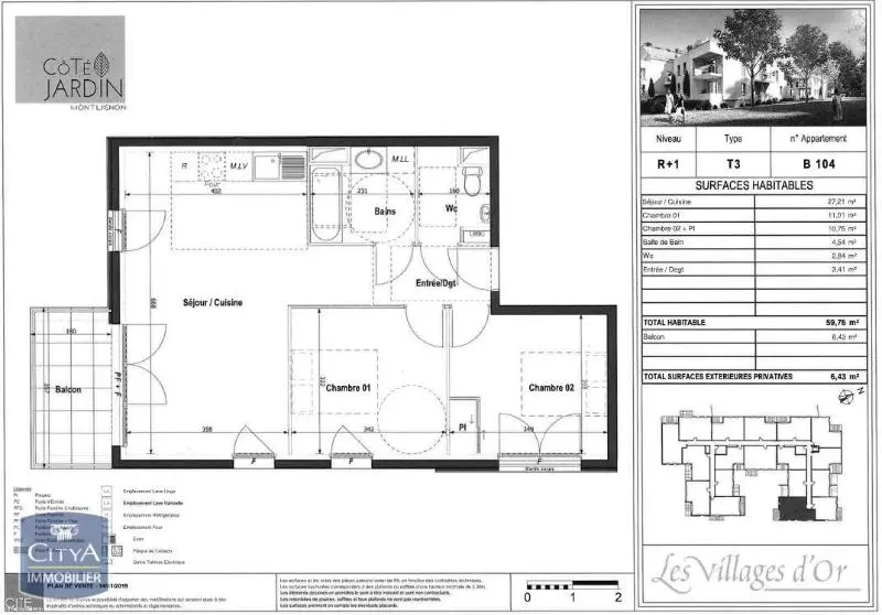 Photo 1 appartement Montlignon