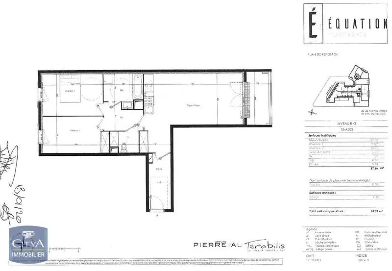Photo 4 Appartement 3 pièces 67.66m²