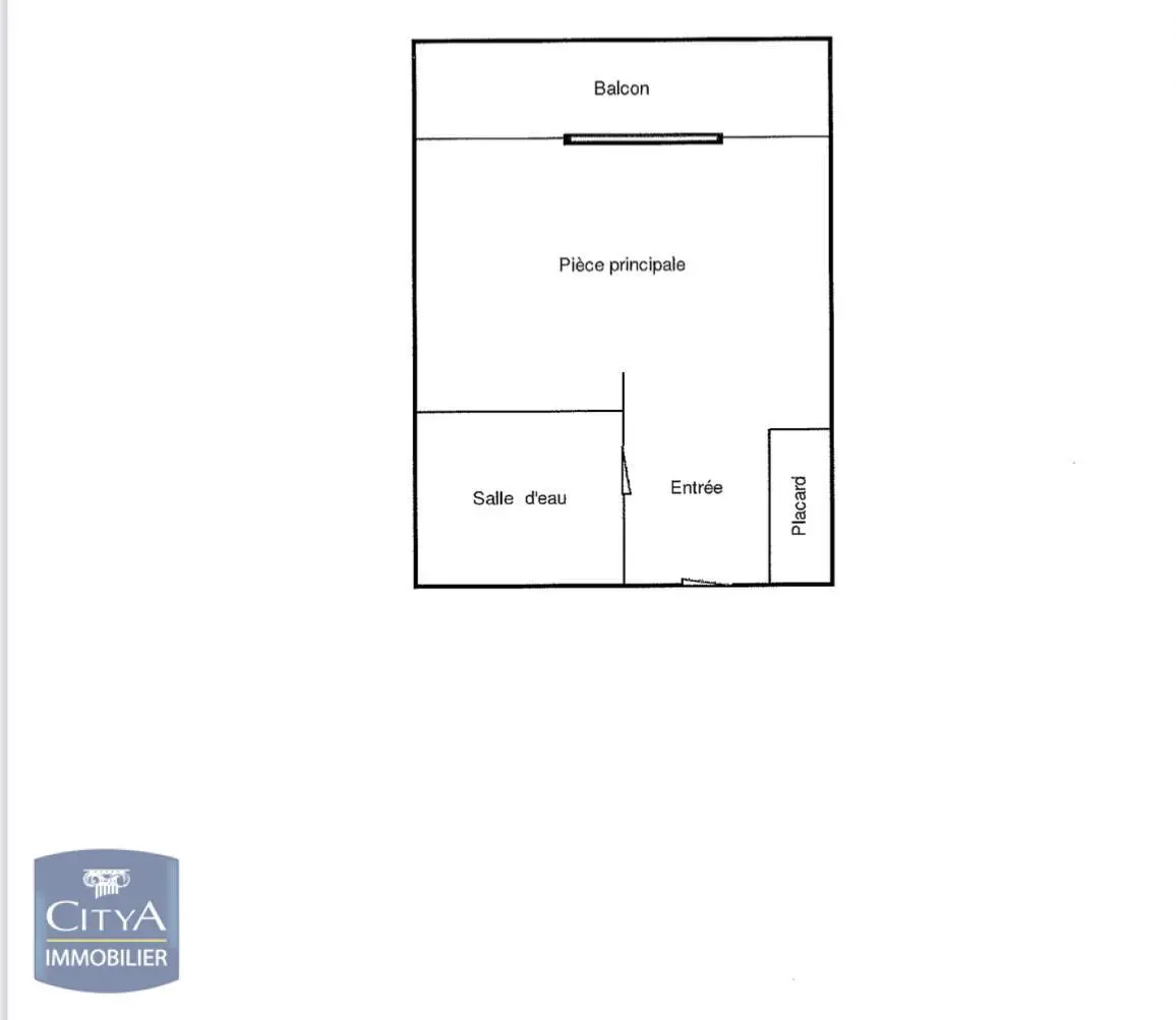 Photo 1 Appartement 1 pièce 24.67m²