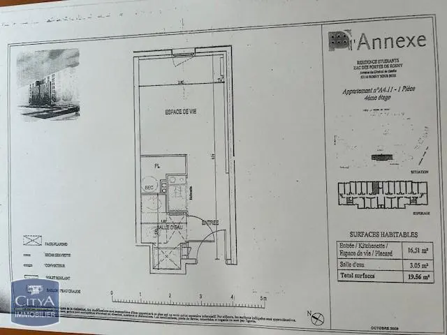 Photo 6 Appartement 1 pièce 18m²