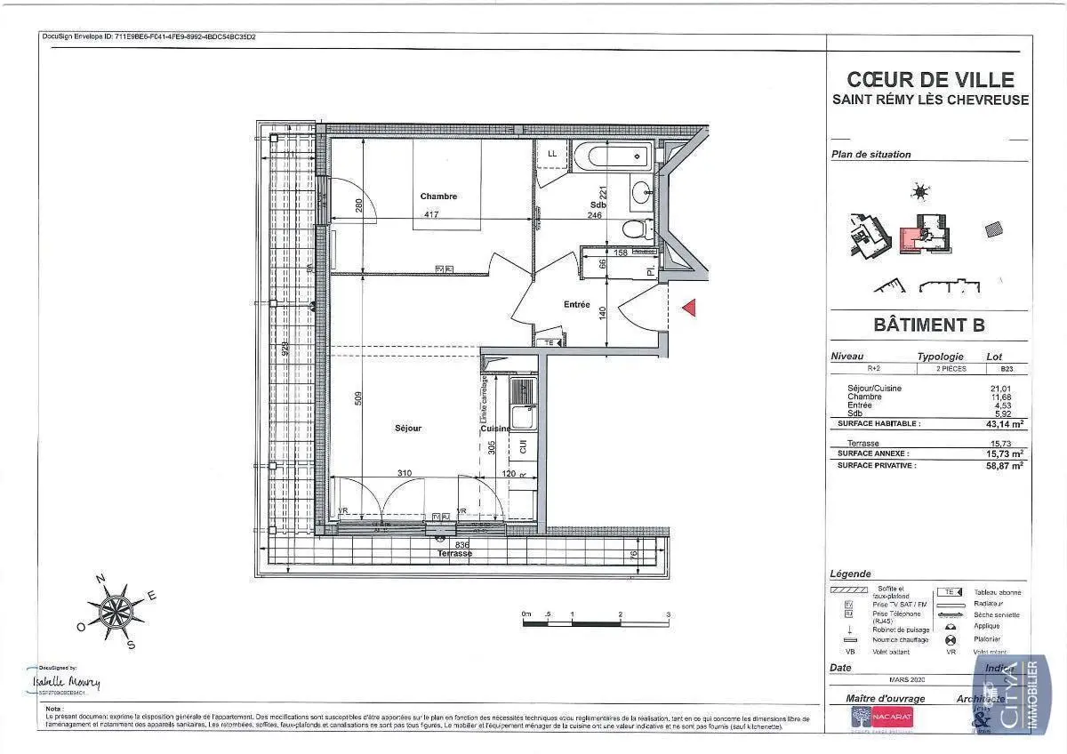 Photo 8 Appartement 2 pièces 43.14m²