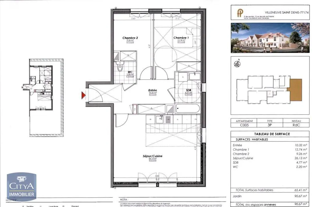 Photo 1 Appartement 3 pièces