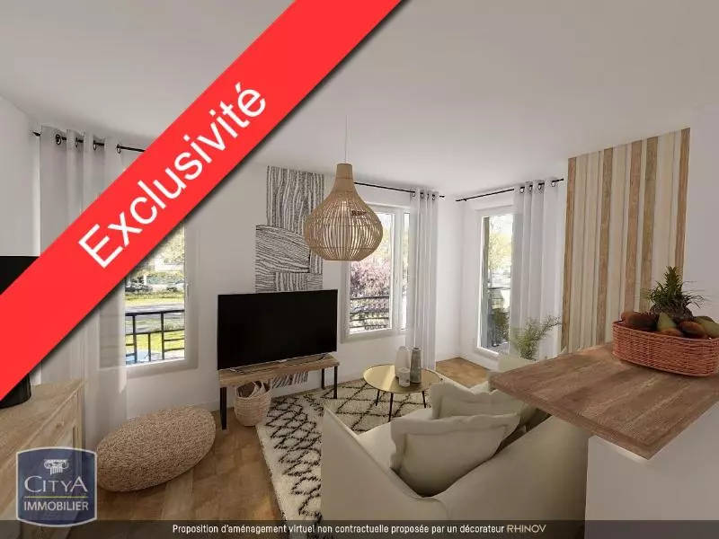 Illustration pour Appartement 2 pièces 44m² Photo Appartement 2 pièces 44m²