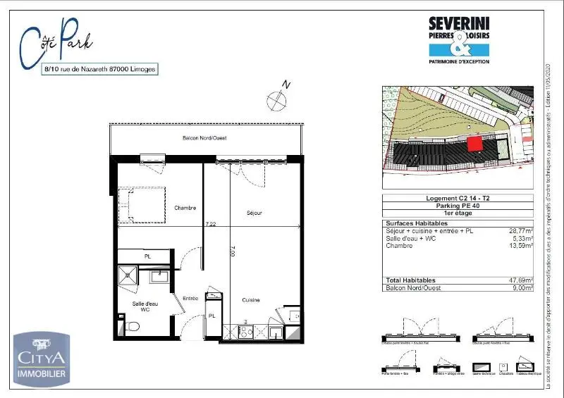 Photo 6 Appartement 2 pièces 47.69m²