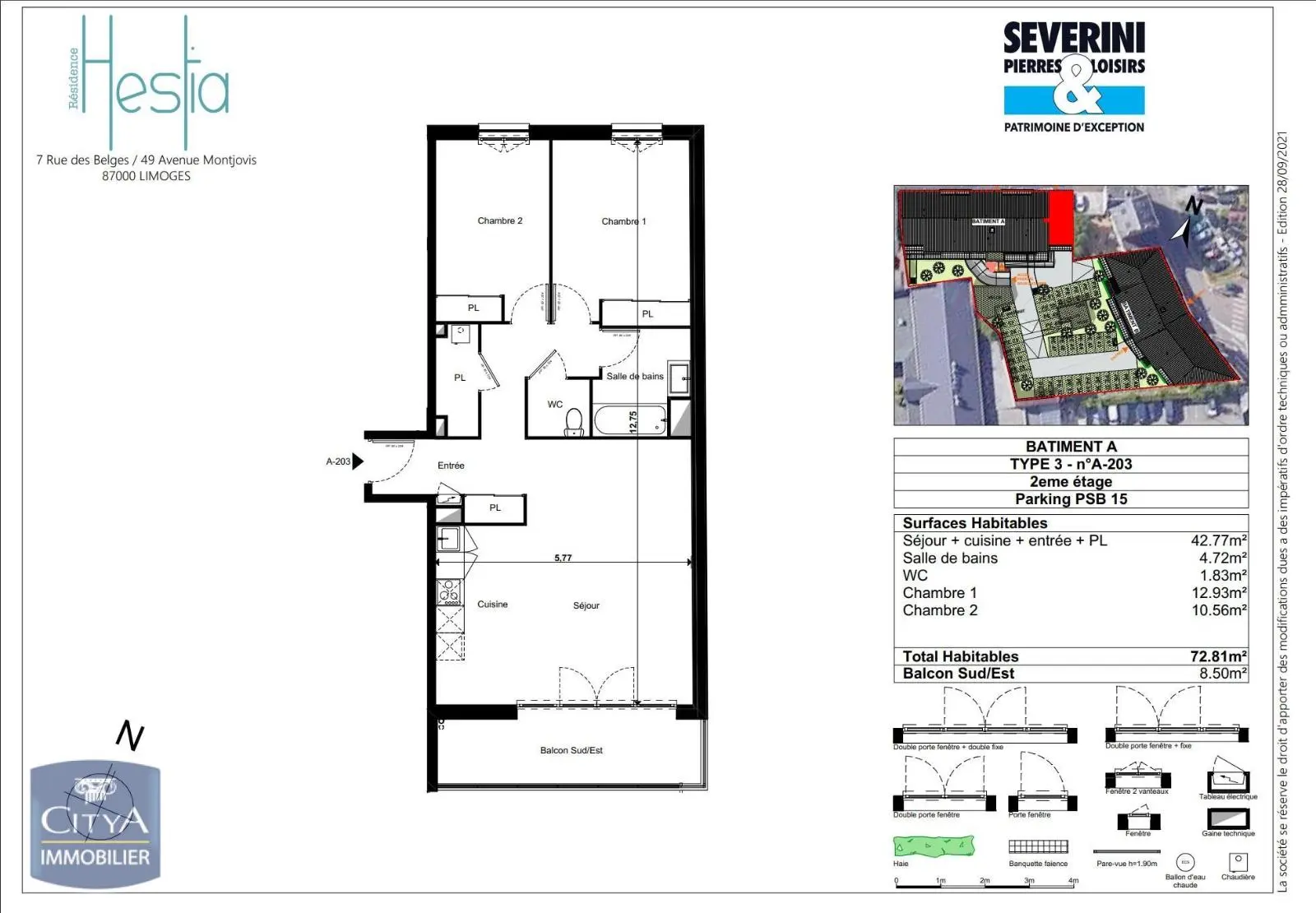 Photo 1 Appartement 3 pièces 72.81m²