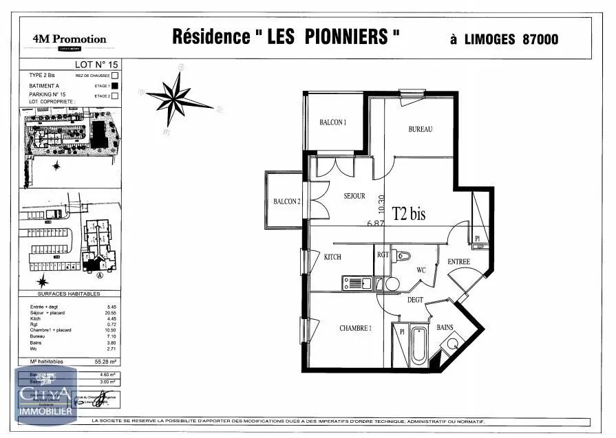 Photo 8 Appartement 3 pièces 54.51m²