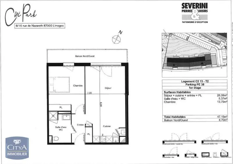 Photo 2 Appartement 2 pièces 47.15m²