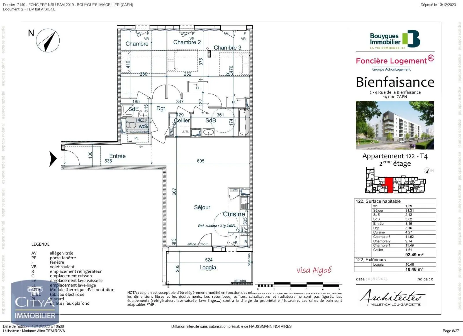 Photo 8 Appartement 4 pièces 92.49m²
