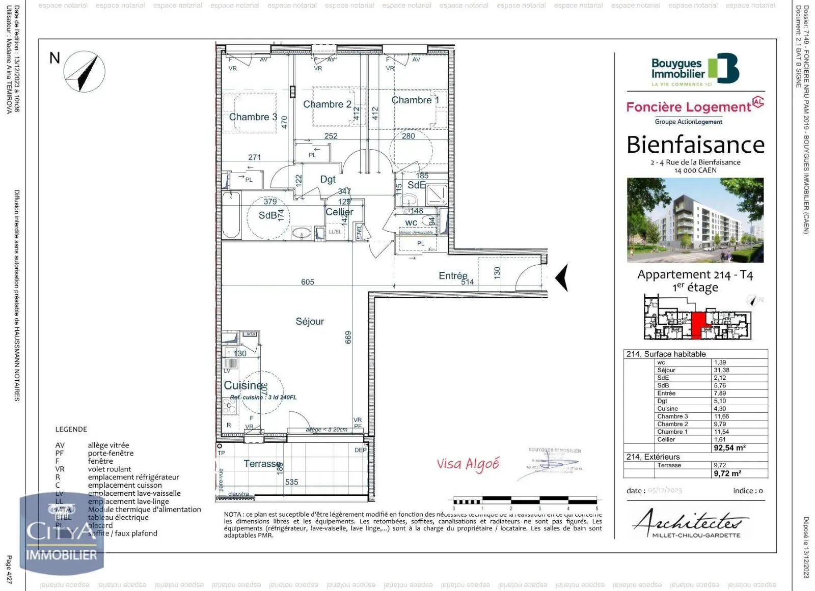 Photo 10 Appartement 4 pièces 92.54m²