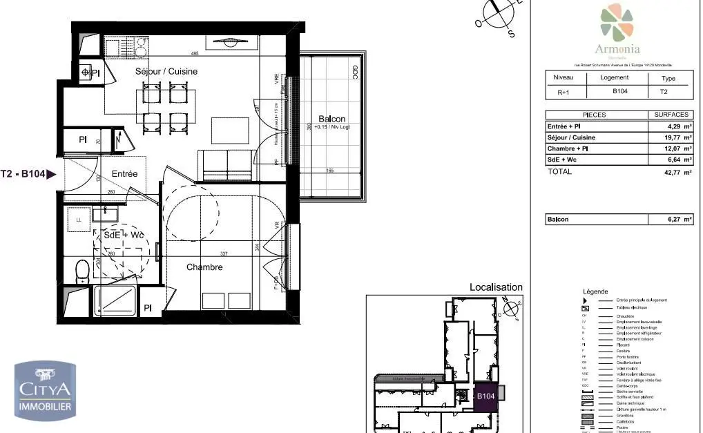 Photo 9 Appartement 2 pièces 42.77m²