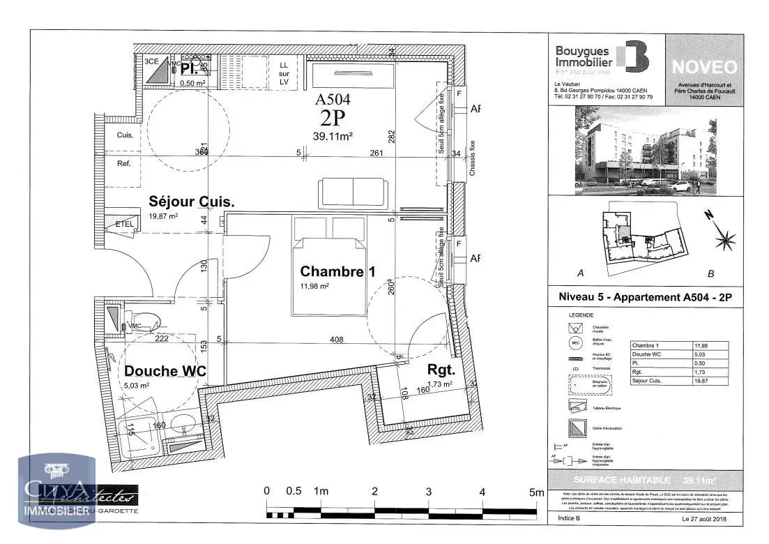 Photo 2 Appartement 2 pièces 39.11m²