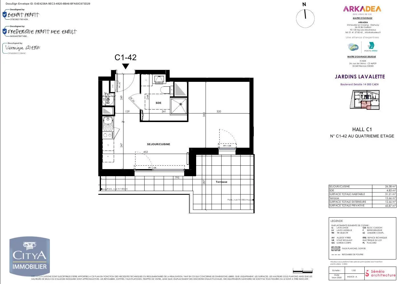 Photo 7 Appartement 1 pièce 31.21m²